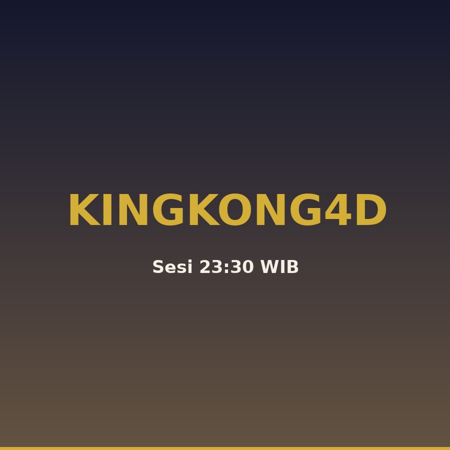 Kingkong toto Colok Bebas 4D 23 hari ini 7 Oktober 2026, (38125)