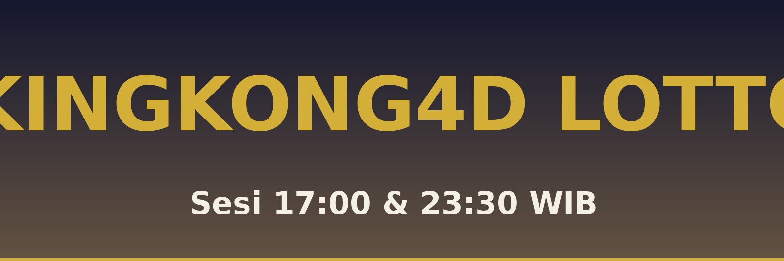 Kingkong4D Lotto Tapaktuan
